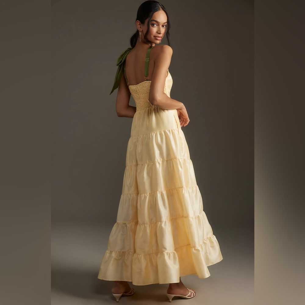 NWT Hutch Scoop-Neck Tiered Maxi Dress - Picture 3 of 8